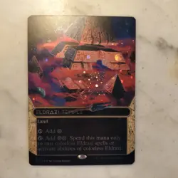 Eldrazi Temple (0104) (Borderless) (Galaxy Foil) Edge of Eternities: Stellar... - Image 1