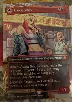 Gwen Stacy (0202) (Borderless) Marvel's Spider-Man Foil - Image 1