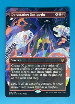Mtg Devastating Onslaught (Mythic Borderless) Edge of Eternities Regular - Image 1