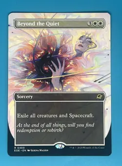 Mtg Beyond the Quiet (Borderless) Edge of Eternities Regular - Image 1