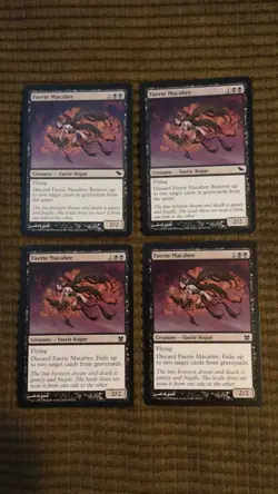 Magic: the Gathering / MtG Faerie Macabre x4 Mixed Sets - Image 1