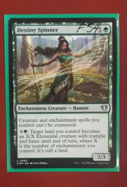 Near Mint Destiny Spinner Commander Masters - Image 1