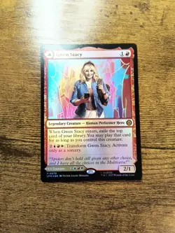 MTG - Gwen Stacy - FOIL Mythic #78 - Spider-Man NM - Image 1