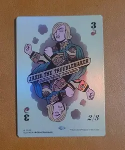 NM FOIL Jaxis the Troublemaker SLD #1703 Poker Faces - Image 1