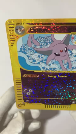 Pokemon English Aquapolis Espeon Reverse Holo Box Topper 2002 Jumbo 6/12 - Image 2