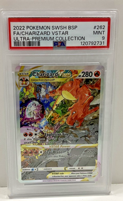 2022 Pokemon BSP FA Charizard VStar Ultra-Premium Collection SWSH262 PSA MINT 9 - Image 1