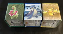 🔥 Pokemon TCG Stacking Tins EMPTY 3x Set opened SHIPS FAST!!! - Image 2