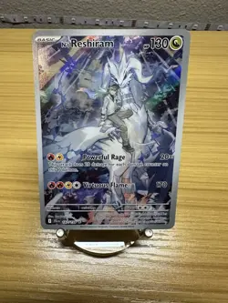 N's Reshiram Pokemon Holo Illustration Rare SV09: Journey Together 167/159 - Image 1