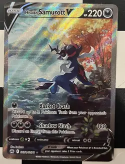 Pokemon Crown Zenith Galarian Gallery Hisuian Samurott V GG51/GG70 - Image 1
