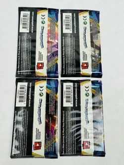 Pokemon TCG Sword and Shield Base Set Booster Pack Art Set Lot Of 4 Packs New - Image 4