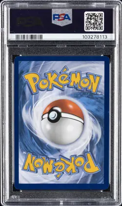 2024 POKEMON SFA EN-SHROUDED FABLE REVERSE HOLO #007 HOUNDOUR PSA 9 - Image 2
