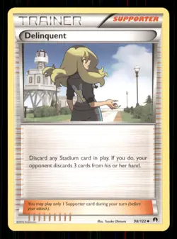 Delinquent XY - BREAKpoint #98/122 Uncommon Pokemon LP - Image 1