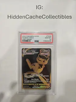 2022 Pokemon Sword And Shield Lost Origin Mew VMAX TG30 PSA 10 - Image 1