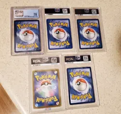 5) CHARIZARD HOLO PSA 3 2000 POKEMON SET UNLIMITED #4/102 RARE 10 CGC LOT Invest - Image 2