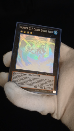 Number C32: Shark Drake Veiss (Ghost Rare) ABYR-EN039 Abyss Rising - Image 2
