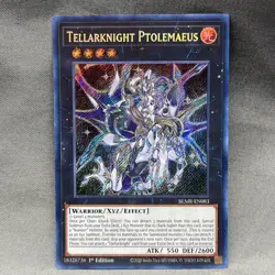 Yugioh Tellarknight Ptolemaeus BLMR-EN083 Secret Rare 1st Edition - Image 1