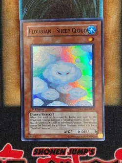 Yugioh Cloudian - Sheep Cloud GLAS-EN008 Super Rare 1st Ed NM - Image 1