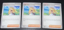 Pokemon Lillies Determination 4 Card Lot Mega Evolution 1 Reverse 3 Non Holo NM - Image 1