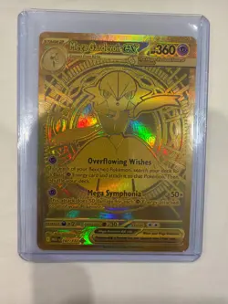 Pokemon Mega Gardevoir EX Mega Ultra Rare Gold Card Pack Fresh NM Single Card - Image 1