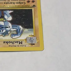 Machoke Pokemon Card Italian 1st Edition Base Set 34/102 - Image 4