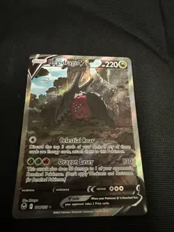 Regidrago V 184/195 Silver Tempest Alt Art Ultra Rare Holo Pokemon Card NM - Image 1