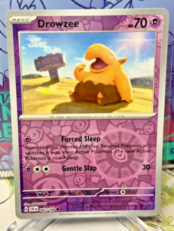 Drowzee 082/198 LP Pokemon Card | SV01: Scarlet & Violet Base Set Reverse Holo - Image 1