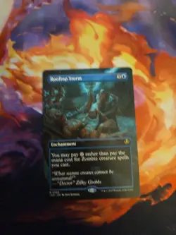 FOIL Rooftop Storm Innistrad Remastered Magic MTG Enchantment CARD 1x (0306) - Image 1