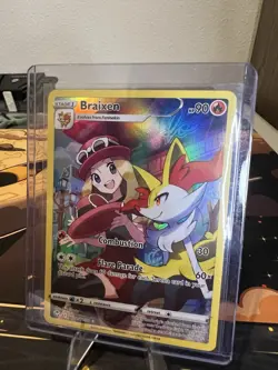 Braixen TG01/TG30 Silver Tempest Trainer Gallery Ultra Rare Pokemon Card - Image 1