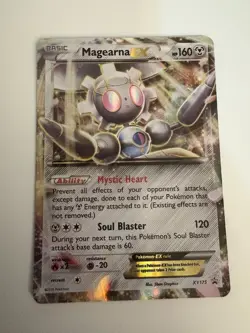 MP Pokemon TCG Magearna EX XY Black Star Promos Holo Card XY175 - Image 1
