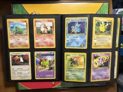 🔥152x Holo Rare Vintage WOTC Pokemon Card Lot Binder 1st Shadowless Base Rocket - Image 5