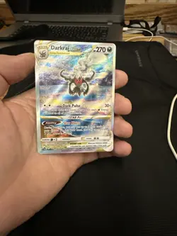 Darkrai VSTAR TCG Crown Zenith: Galarian Gallery Holo Card GG50/GG70 Pokemon - Image 1