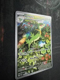 Pokemon TCG Servine SV10.5 Black Bolt Illustration Rare Mint Card 088/086 - Image 4