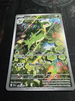 Pokemon TCG Servine SV10.5 Black Bolt Illustration Rare Mint Card 088/086 - Image 5