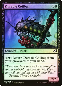 Durable Coilbug Ikoria MTG MAGIC INSECT #85 FOIL O252 - Image 1