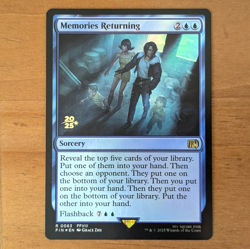 Memories Returning - Pre-release Foil Stamped Promo - Final Fantasy MTG - Image 1