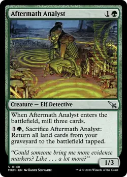 MTG Aftermath Analyst [Murders at Karlov Manor] Foil Near Mint Magic - Image 1