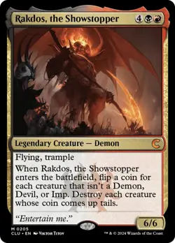 MTG Rakdos, the Showstopper [Ravnica: Clue Edition] Near Mint Magic - Image 1