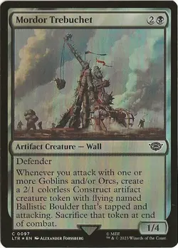 Mordor Trebuchet 97 Common MTG Lord of the Rings Tales Middle Earth NM/MT - Image 1