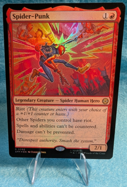x1 Spider-Punk (Foil) MTG Marvel's Spider-Man - Spider Human Hero - #92 - Image 1