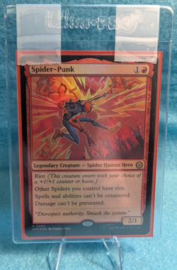 x1 Spider-Punk (Foil) MTG Marvel's Spider-Man - Spider Human Hero - #92 - Image 4