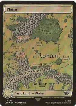 Plains 272 Land MTG Lord of the Rings Tales of Middle Earth NM/MT - Image 1