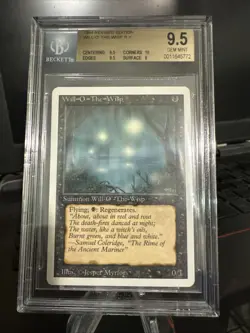 Will-O'-The-Wisp BGS 9.5 W/ 10 Revised MTG Magic the Gathering - Image 1