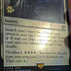 From Father to Son - Pre-release Foil Stamped Promo - Final Fantasy MTG - Image 3