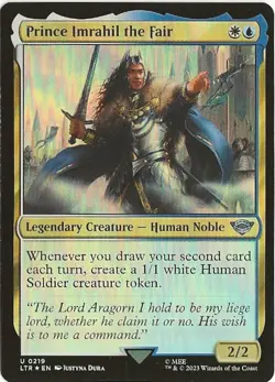 Prince Imrahil The Fair 219 Uncommon MTG Lord of the Rings Middle Earth NM/M - Image 1