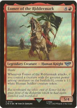 Eomer of The Riddermark 121 Uncommon MTG Lord of the Rings NM/M - Image 1