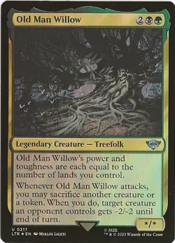 Old Man Willow 217 Uncommon MTG Lord of the Rings Tales of Middle Earth NM/M - Image 1