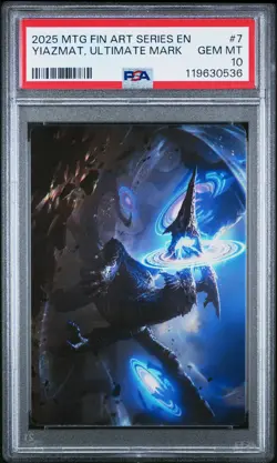 2025 MTG FINAL FANTASY ART SER #7 YIAZMAT, ULTIMATE MARK PSA 10 - Image 1