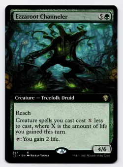 Ezzaroot Channeler [387] C21 Rare Extended Art Non-Foil [MTG Card English] - Image 1