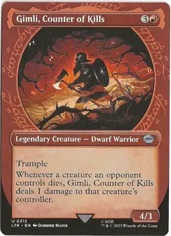 Gimli Counter Kills 312 Uncommon MTG Lord of the Rings Tales Middle Earth NM/M - Image 1