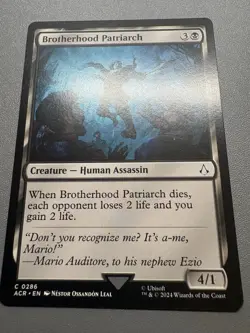 Brotherhood Patriarch 0286 MTG ACR Common NM REGULAR - Image 1